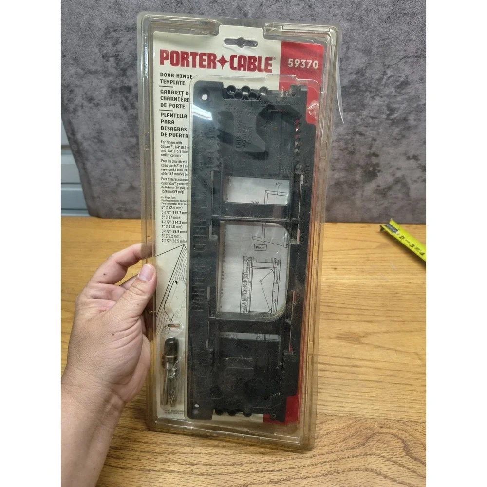 PORTER-CABLE 59370 Door Hinge Template Router‎ Templates Hardware & Locks Tools